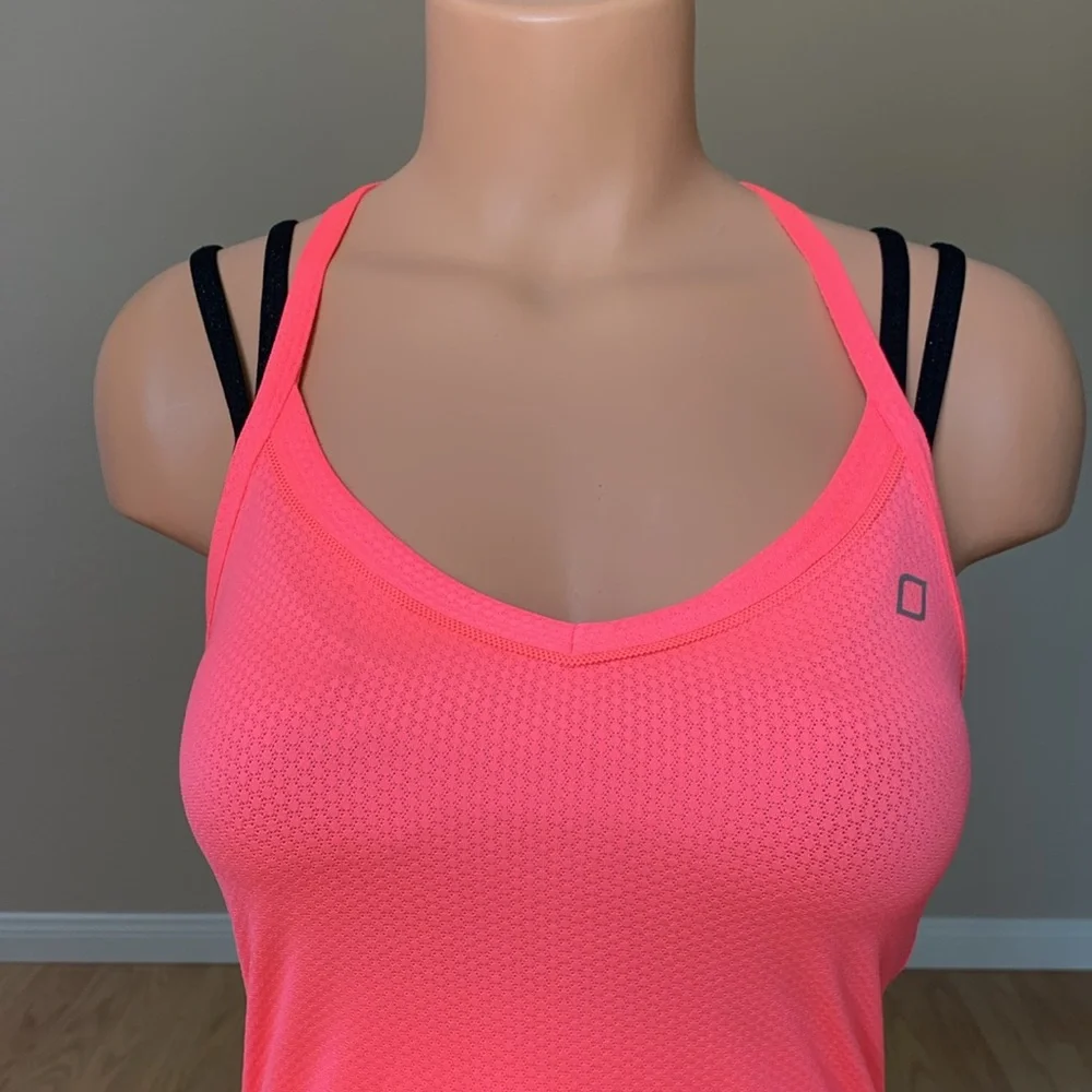 NWT- Lorna Jane Dion Mesh Excel Tank- Neon Sherbert - Picture 4 of 7